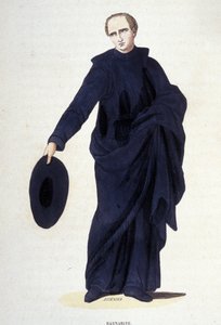 Barnabite. Metszet egy vallási rendekről szóló albumból, Párizs alkotó: Unknown artist