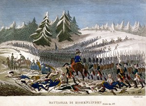 A Hohenlinden-i csata december 3-án alkotó: Unknown artist