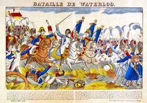 Waterloo-i csata (1815). alkotó: Unknown artist