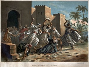 Boldog Raymond Lulle katalánul halt meg Ramon Llull, spanyolul Raimundo Lulio (Lullo) (Lull) katalán filozófus, teológus és költő (1235-1315). alkotó: Unknown artist