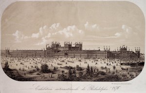 Az épület az Egyesült Államok megalapításának (1776-1876) századik évfordulójára emlékezik a Philadelphiai Nemzetközi Kiállításon alkotó: Unknown artist