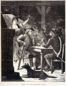 Patron egy kocsmában. alkotó: Unknown artist