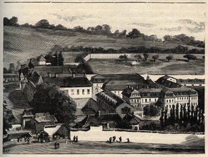 Clairvaux központi háza (Clairvaux börtöne) - Champagne-Ardenne - „” PATRIE” metszet – PACUREQUIREQUE FRANCIAORSZÁG LEÍRÁSA 6 KÖTETÉSBEN LUCIEN HUARD - XIX. század vége alkotó: Unknown artist