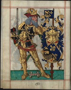Nagy Károly (742-814) – Nagy Károly (Ameiro-Mor könyvéből), Anonymous alkotó: Unknown artist