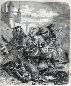 III. Károly, Durasi Károly (Durazzo) néven ismert nápolyi király július 16-án lépett be Nápolyba a nép segítségével. alkotó: Unknown artist
