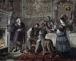 V. Károly Fuggernél – V. Károly (1500-1558) (Habsburg Károly) Jacob Fugger dit le Riche (1459-1525) bankártól kapott Augsburgban (Németország) alkotó: Unknown artist
