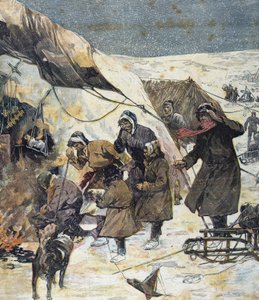 Karácsony Groelandban 1903-ban. alkotó: Unknown Artist