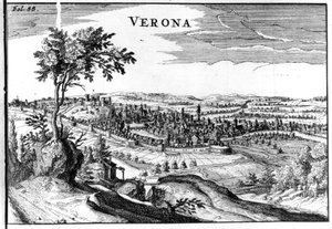 Verona várostérképe 16. sz. alkotó: Unknown artist
