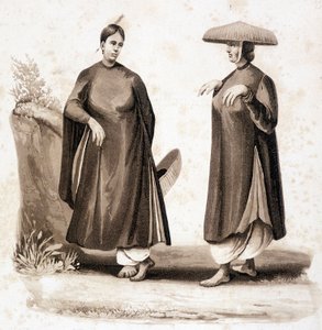 kohinkínai nők. Vietnam kontra 1850. alkotó: Unknown artist