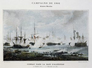 Harc az Algeciras-öbölben alkotó: Unknown artist