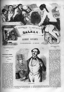 Borító az "" Albert Savarus "" című regényhez alkotó: Unknown artist