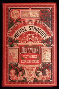 Jules Verne „Michel Strogoff” című könyvének borítója”, szerk. Hetzel alkotó: Unknown artist