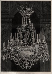 Kristálycsillár a Baccarat gyárból - - Louis Figuier "Les Merveilles de l
