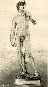 Dávid, Michelangelo Buonarroti (1475-1564), Piazza della Signoria, Firenze, Toszkána, Olaszország alkotó: Unknown Artist