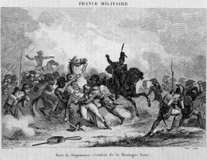 Dugommier halála – Fekete-hegyi harc a spanyolok ellen. alkotó: Unknown artist