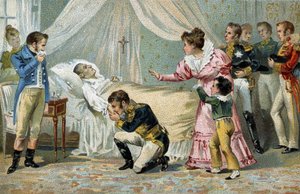 I. Napóleon (1769-1821) halála Szent Ilonában 1821. május 5-én. alkotó: Unknown artist