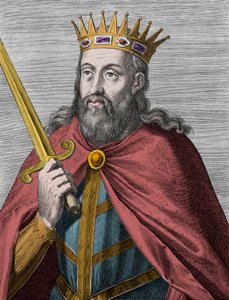 Portugál Dénes (a gazdakirály) - I. Dénes portugál (1261-1325) (a gazda - a trubadúr király - a haza atyja - a liberális) Metszet alkotó: Unknown artist