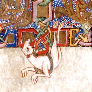 A világító kereszt részlete: a breviárium-misszál f.108v alkotó: Unknown