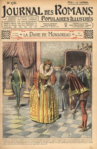 A Monsoreau grófnőjének elismert Diane-t ítélték oda az udvarnak. Illusztráció: Alexandre Dumas „A Monsoreau hölgye”. A „”Népszerű illusztrált regények folyóiratában””. alkotó: Unknown artist