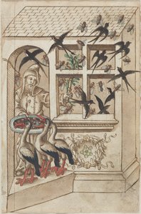 Ne legyenek fecskék egy fedél alatt [fol. 40 recto], 1512-1514 körül (toll és tus) alkotó: Unknown Artist