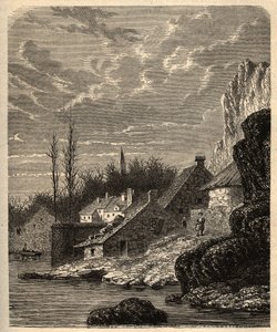 Douarnenez – Finistere – Bretagne – „” PATRIE” metszet – LEÍRÁS PECTURESSE DE LA FRANCE EN 6 KÖTET: LUCIEN HUARD – 19. század vége alkotó: Unknown artist