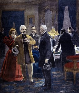 Dreyfus-ügy. Esterházy parancsnok letartóztatása alkotó: Unknown artist