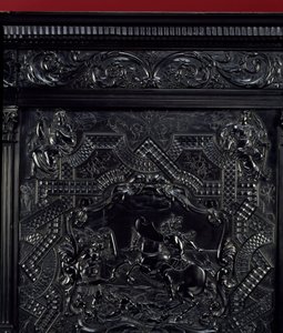 Ebene gyakorlat. Horatius Cocles, a római hős megvédi a római Sublicius hidat a porsennai etruszkok támadása ellen Kr.e. 507-ben. Részlet. 1645 körül Párizs. Louvre múzeum alkotó: Unknown artist