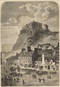 Edinburgh-i kastély – Edinburgh-i kastély Skóciában – 1864 alkotó: Unknown artist