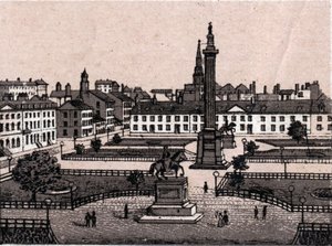 Edinburgh, Skócia: kilátás az Edinburgh-i George Square-re. in "" A világ 168 nézetet szemléltet"" Keltezés nélküli (19. század vége) alkotó: Unknown artist
