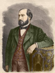 Emile Augier francia drámaíró (1820-1889). alkotó: Unknown artist