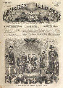 III. Napóleon császár vadászik Fontainebleau-ban - 1861 - Birodalmi vadászat Fontainebleau-ban III. Napóleon (1808-1873) és Imperatrice Eugenie (1826-1920) jelenlétében. Az 1861-es jeles univerzum - alkotó: Unknown artist