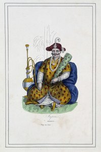 Japán császára – Paul Jonhanneaud atya „A föld különböző népei” című művében, Librairie des Bons livres alkotó: Unknown artist