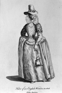 1626-os angol nő. alkotó: Unknown artist