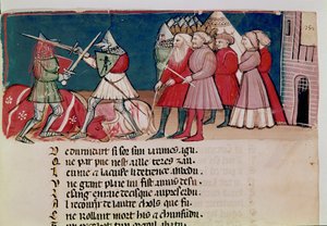 Belépés Spanyolországba (miniatűr alkotó: Unknown artist