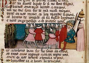 Belépés Spanyolországba (miniatűr alkotó: Unknown artist