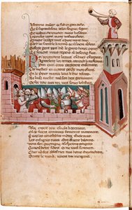Belépés Spanyolországba (miniatűr alkotó: Unknown artist
