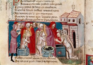 Belépés Spanyolországba (miniatűr alkotó: Unknown artist