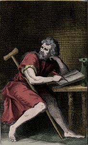 Epiktetus - EPICTETUS görög sztoikus filozófus alkotó: Unknown artist