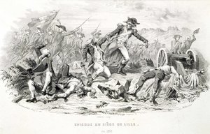 Lille ostromának epizódja 1792-ben – a „Fasttes de Gardes Nationales de France”-ban”” alkotó: Unknown artist