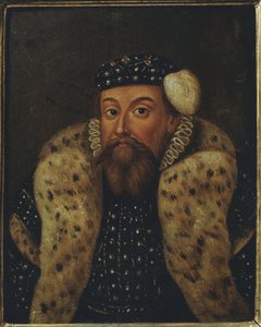 Eric XIV de Suede – XIV. Erik svéd király (1533-1577), névtelen portréja. Olaj, fa. Mérete: 19x15 cm. Nemzeti Múzeum Stockholm alkotó: Unknown artist