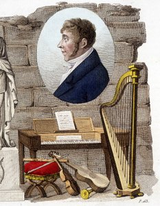 Etienne Mehul francia zeneszerző és orgonaművész (1763-1817). alkotó: Unknown artist