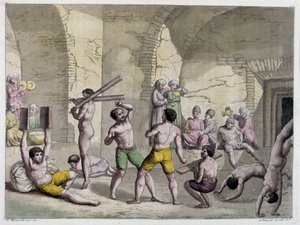 Eur Kaneh vagy a különböző testgyakorlatok otthona, Perzsia. alkotó: Unknown artist
