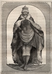 Anders Sparrman (1748-1820) expedíciója Dél-Afrika földjeinek belsejébe (1775): hottentota (Khoikhoi nő) - illusztráció a „” A 18. századi nagy tengerészek” című könyvből. alkotó: Unknown artist