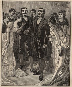 Híres gyémántok: Vanlerberghe bankár, aki egy hamis régenst mutat a 19. század elején. Metszet 1885-ből Adolphe BITARD „Les arts et metiers illustres” című könyvében. alkotó: Unknown artist