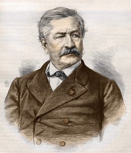 Ferdinand de Lesseps (1805-1894), metszet, Bianchetti-gyűjtemény alkotó: Unknown artist