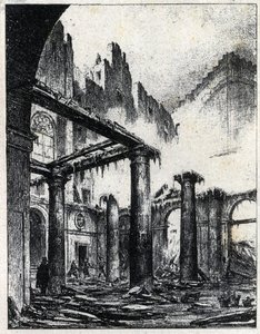 A párizsi Olasz Színház tüze 1838-ban alkotó: Unknown artist
