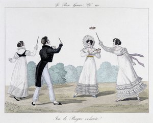 Repülős körjáték – „A jó műfajban”, 110. sz., 19. század eleje alkotó: Unknown artist