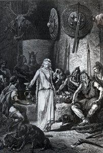Fondation de Marseille, Kr.e. 600: A görög tengerészek érkezésének napján a Nams vezetője étkezést szervez, melynek során Gyptisz (vagy Petta) lányának egy csészével kell feleségét választania. A görögök meghívást kaptak a bankettre és a alkotó: Unknown artist