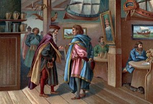 Egykori bevásárlóközpontok: Lübeck hajóskamrája a 17. században alkotó: Unknown artist