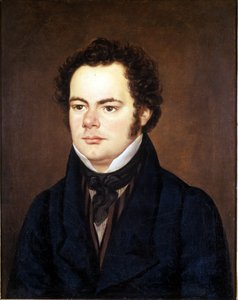 Franz Schubert (1797 - 1828), a bécsi Zenebarátok Társaságában őrzött portréfestmény. alkotó: Unknown artist